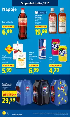 Lidl - gazetka promocyjna Oferta od poniedziałku od poniedziałku 13.10 do środy 15.10 - strona 52