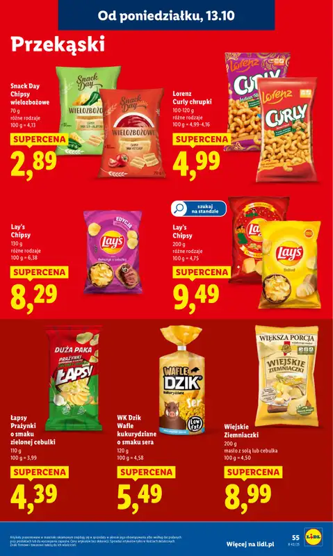 Lidl - gazetka promocyjna Oferta od poniedziałku od poniedziałku 13.10 do środy 15.10 - strona 55
