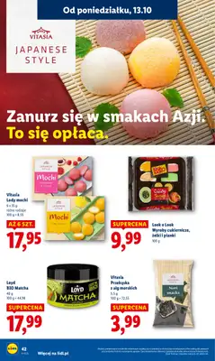 Lidl - gazetka promocyjna Oferta od poniedziałku od poniedziałku 13.10 do środy 15.10 - strona 42