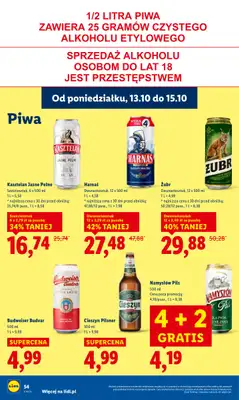Lidl - gazetka promocyjna Oferta od poniedziałku od poniedziałku 13.10 do środy 15.10 - strona 54