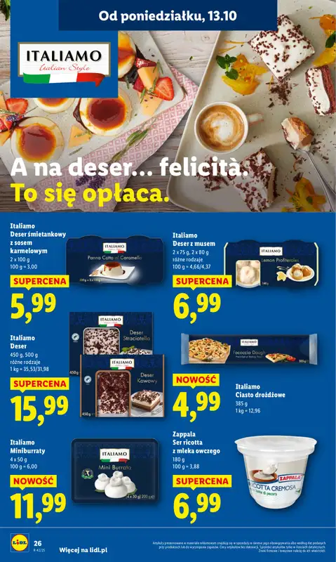 Lidl - gazetka promocyjna Oferta od poniedziałku od poniedziałku 13.10 do środy 15.10 - strona 26
