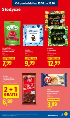Lidl - gazetka promocyjna Oferta od poniedziałku od poniedziałku 13.10 do środy 15.10 - strona 47