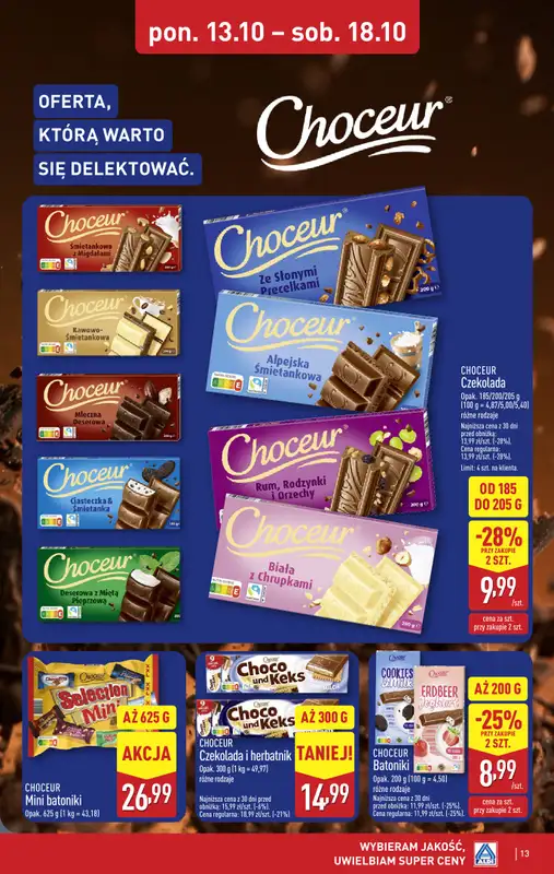 Aldi - gazetka promocyjna Pełny katalog! od poniedziałku 13.10 do soboty 18.10 - strona 13