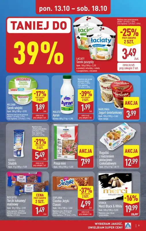 Aldi - gazetka promocyjna Pełny katalog! od poniedziałku 13.10 do soboty 18.10 - strona 9