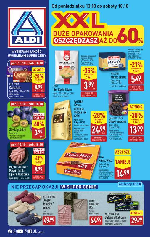 Aldi - gazetka promocyjna Pełny katalog! od poniedziałku 13.10 do soboty 18.10