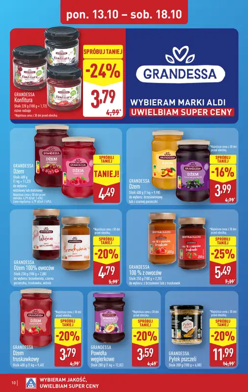 Aldi - gazetka promocyjna Pełny katalog! od poniedziałku 13.10 do soboty 18.10 - strona 10