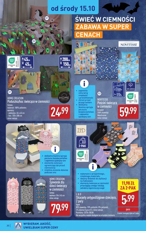 Aldi - gazetka promocyjna Pełny katalog! od poniedziałku 13.10 do soboty 18.10 - strona 30