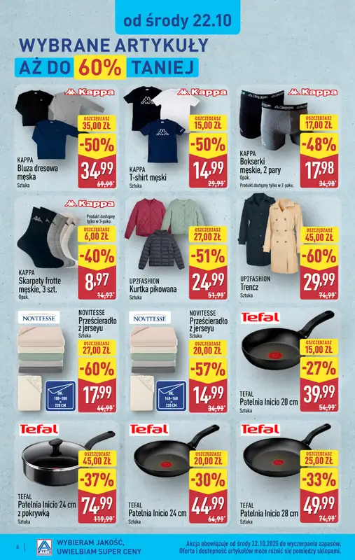 Aldi - gazetka promocyjna Aldi ma to coś! od środy 22.10 do soboty 25.10 - strona 6