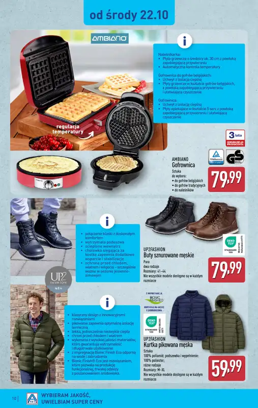 Aldi - gazetka promocyjna Aldi ma to coś! od środy 22.10 do soboty 25.10 - strona 10