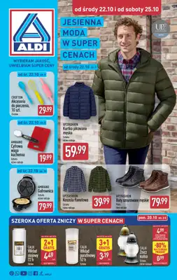 Aldi - gazetka promocyjna Aldi ma to coś! od środy 22.10 do soboty 25.10
