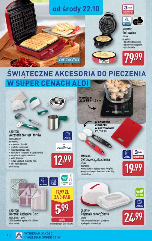 Aldi - gazetka promocyjna Aldi ma to coś! od środy 22.10 do soboty 25.10 - strona 8