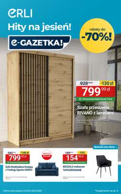 Erli - gazetka promocyjna HITY CENOWE - Meble i wyposażenie domu! od poniedziałku 13.10 do niedzieli 26.10