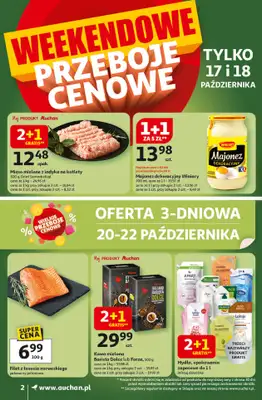 Auchan - gazetka promocyjna Wielkie przeboje cenowe Supermarket  do środy 22.10 - strona 2