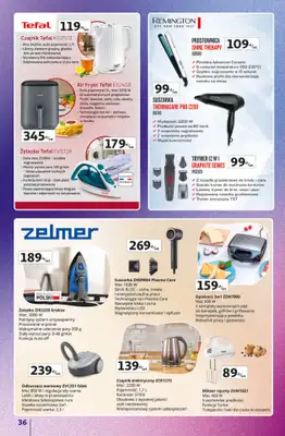 Auchan - gazetka promocyjna Znane marki duży wybór Hipermarket  do środy 22.10 - strona 36