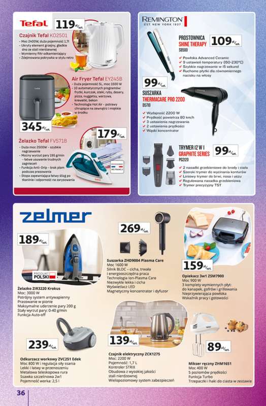 Auchan - gazetka promocyjna Znane marki duży wybór Hipermarket  do środy 22.10 - strona 36