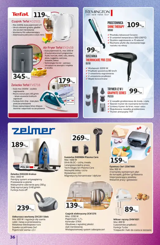 Auchan - gazetka promocyjna Znane marki duży wybór Hipermarket  do środy 22.10 - strona 36