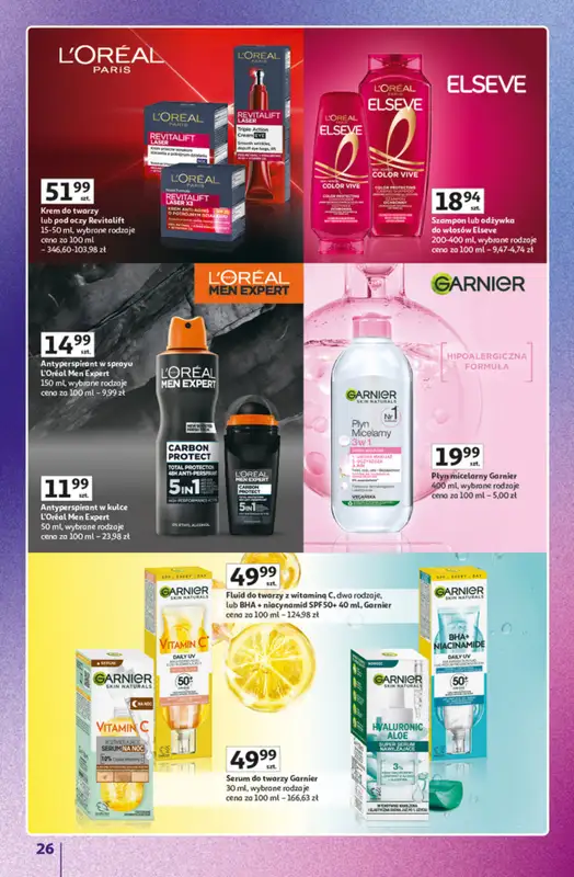 Auchan - gazetka promocyjna Znane marki duży wybór Hipermarket  do środy 22.10 - strona 26