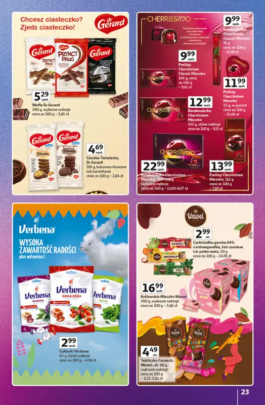 Auchan - gazetka promocyjna Znane marki duży wybór Hipermarket  do środy 22.10 - strona 23