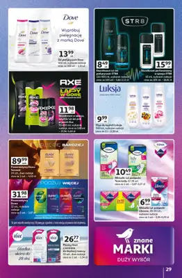 Auchan - gazetka promocyjna Znane marki duży wybór Hipermarket  do środy 22.10 - strona 29