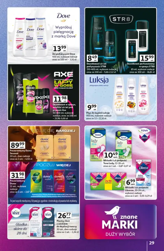 Auchan - gazetka promocyjna Znane marki duży wybór Hipermarket  do środy 22.10 - strona 29