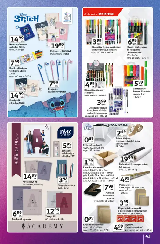 Auchan - gazetka promocyjna Znane marki duży wybór Hipermarket  do środy 22.10 - strona 43