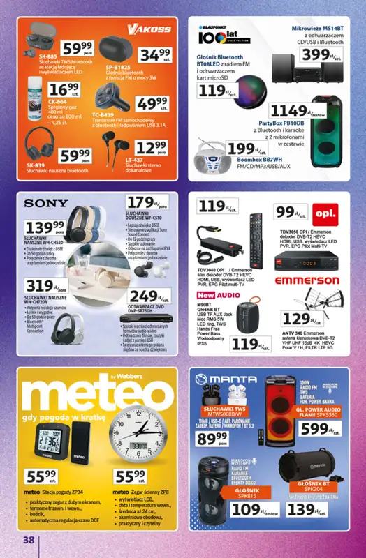 Auchan - gazetka promocyjna Znane marki duży wybór Hipermarket  do środy 22.10 - strona 38