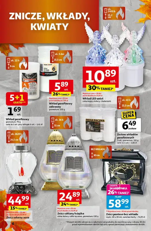 Auchan - gazetka promocyjna Wielkie przeboje cenowe Hipermarket  do środy 22.10 - strona 6