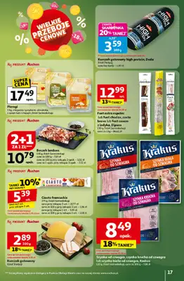 Auchan - gazetka promocyjna Wielkie przeboje cenowe Hipermarket  do środy 22.10 - strona 17