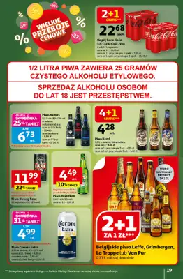Auchan - gazetka promocyjna Wielkie przeboje cenowe Hipermarket  do środy 22.10 - strona 19