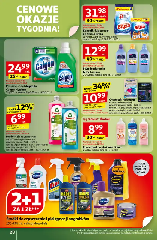 Auchan - gazetka promocyjna Wielkie przeboje cenowe Hipermarket  do środy 22.10 - strona 28