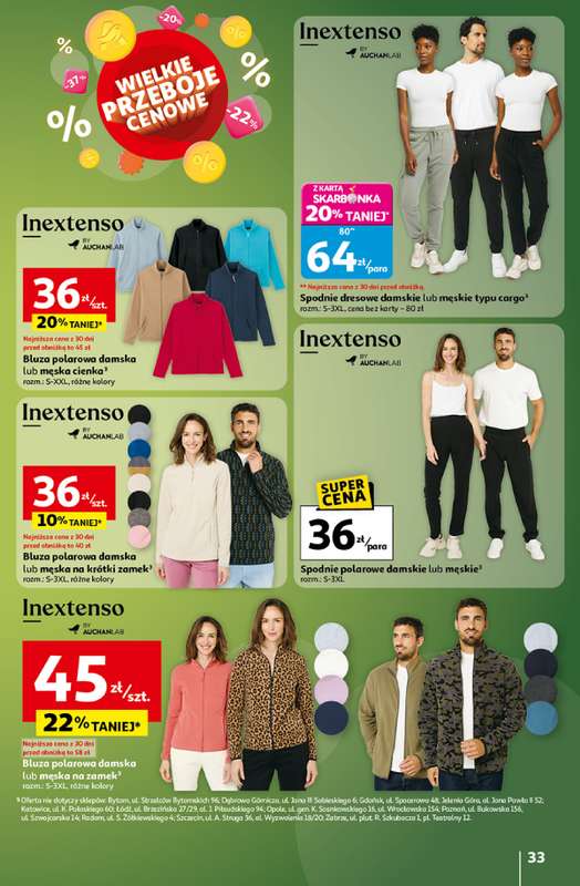 Auchan - gazetka promocyjna Wielkie przeboje cenowe Hipermarket  do środy 22.10 - strona 33