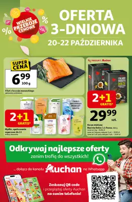 Auchan - gazetka promocyjna Wielkie przeboje cenowe Hipermarket  do środy 22.10 - strona 3