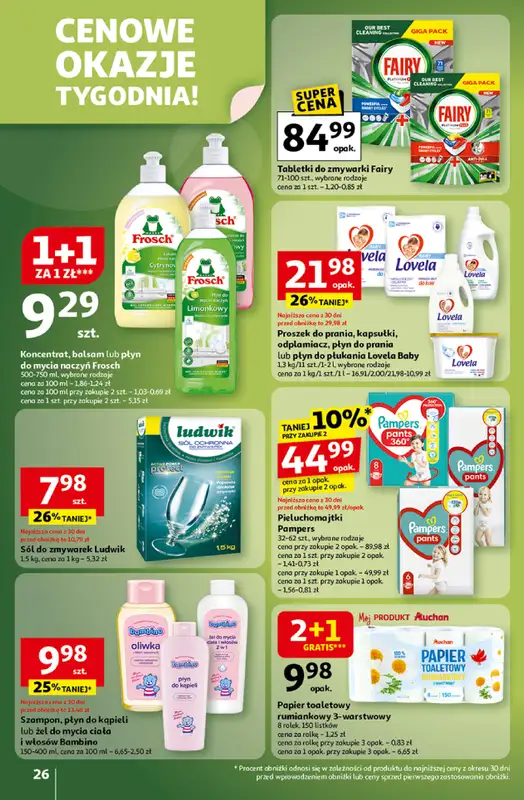 Auchan - gazetka promocyjna Wielkie przeboje cenowe Hipermarket  do środy 22.10 - strona 26