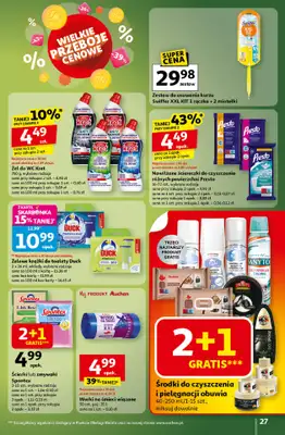 Auchan - gazetka promocyjna Wielkie przeboje cenowe Hipermarket  do środy 22.10 - strona 27