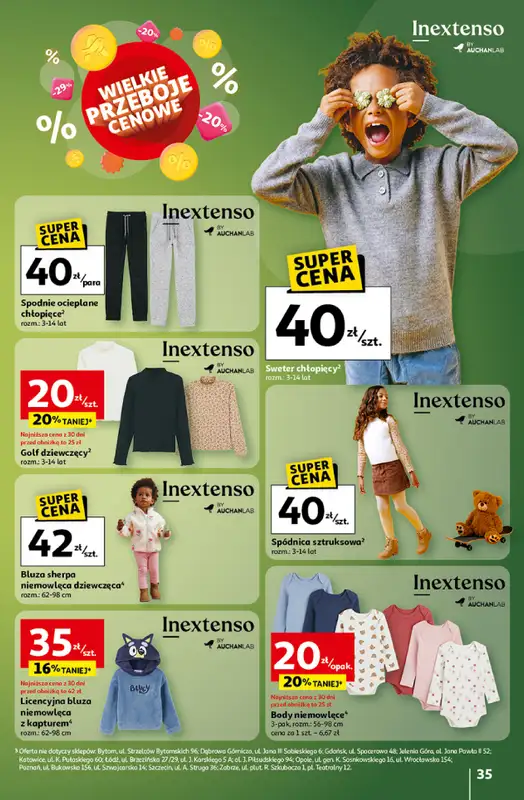 Auchan - gazetka promocyjna Wielkie przeboje cenowe Hipermarket  do środy 22.10 - strona 35