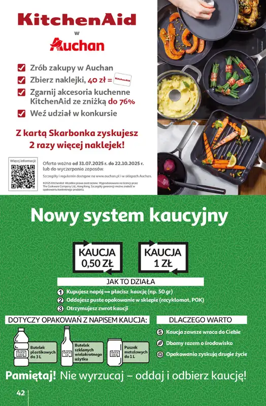 Auchan - gazetka promocyjna Wielkie przeboje cenowe Hipermarket  do środy 22.10 - strona 42