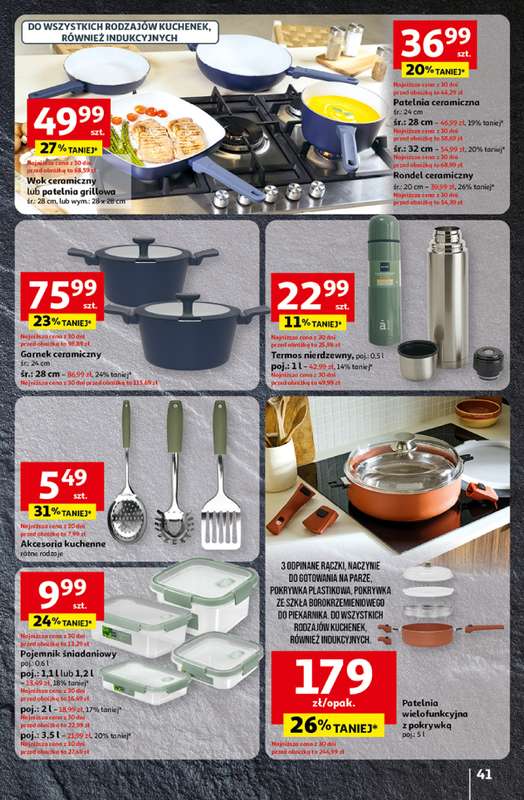 Auchan - gazetka promocyjna Wielkie przeboje cenowe Hipermarket  do środy 22.10 - strona 41