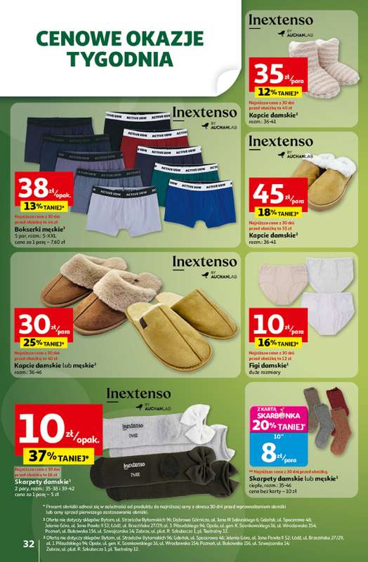 Auchan - gazetka promocyjna Wielkie przeboje cenowe Hipermarket  do środy 22.10 - strona 32