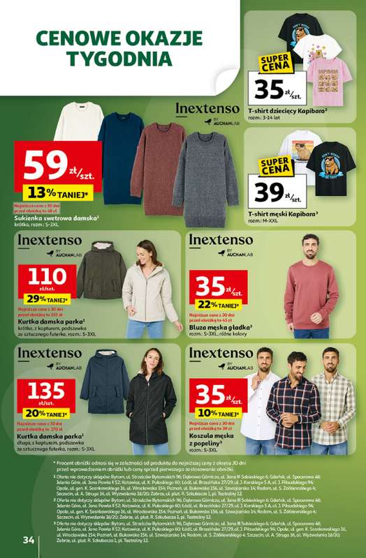 Auchan - gazetka promocyjna Wielkie przeboje cenowe Hipermarket  do środy 22.10 - strona 34