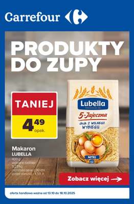 Carrefour - gazetka promocyjna Produkty do ZUPY od wtorku 14.10 do soboty 18.10