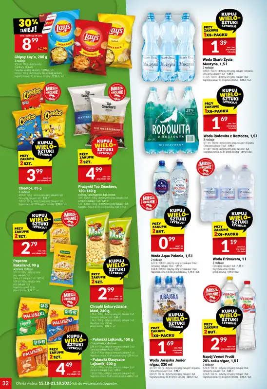 Twój Market - gazetka promocyjna Gazetka od środy 15.10 do wtorku 21.10 - strona 32