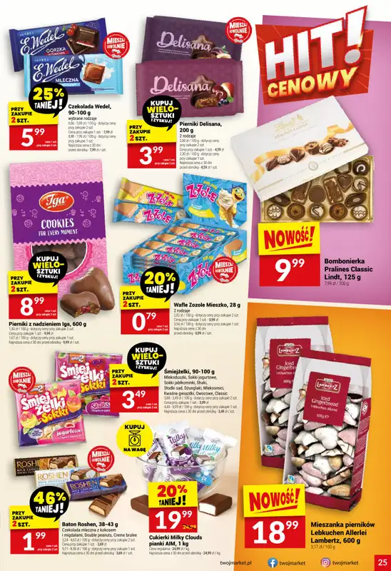 Twój Market - gazetka promocyjna Gazetka od środy 15.10 do wtorku 21.10 - strona 25
