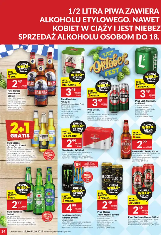 Twój Market - gazetka promocyjna Gazetka od środy 15.10 do wtorku 21.10 - strona 34