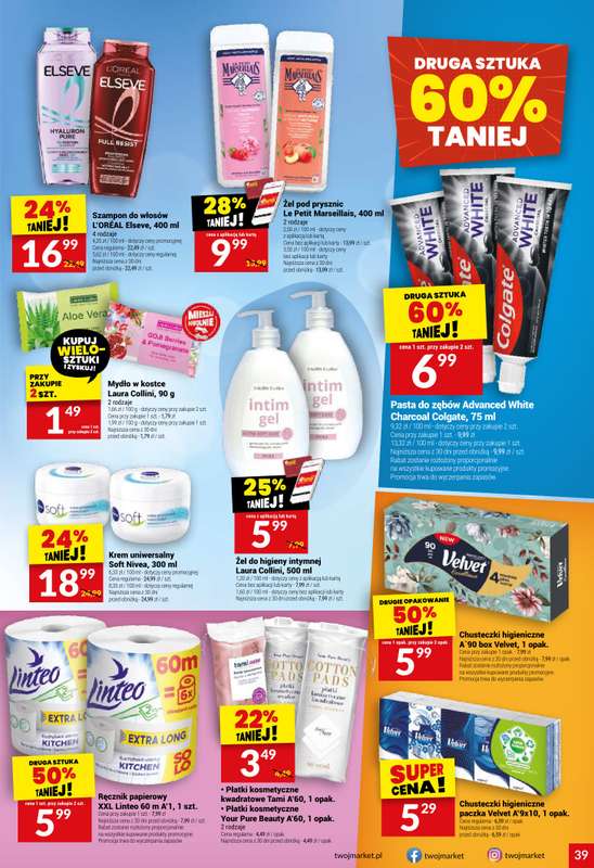Twój Market - gazetka promocyjna Gazetka od środy 15.10 do wtorku 21.10 - strona 39