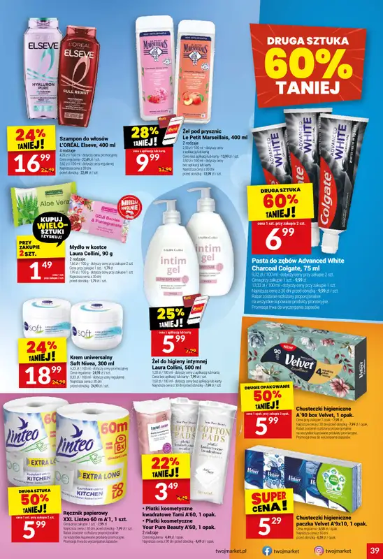 Twój Market - gazetka promocyjna Gazetka od środy 15.10 do wtorku 21.10 - strona 39