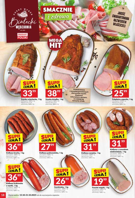 Twój Market - gazetka promocyjna Gazetka od środy 15.10 do wtorku 21.10 - strona 18
