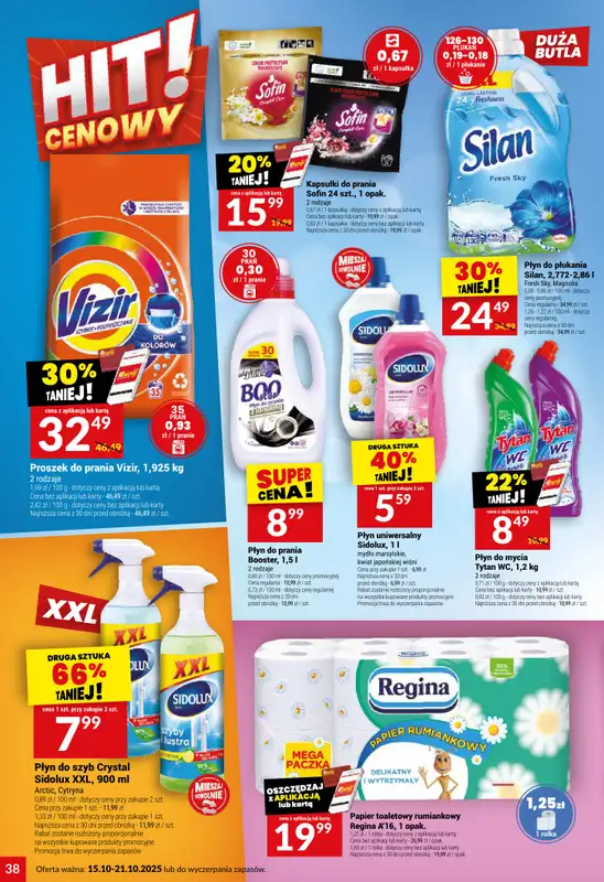 Twój Market - gazetka promocyjna Gazetka od środy 15.10 do wtorku 21.10 - strona 38