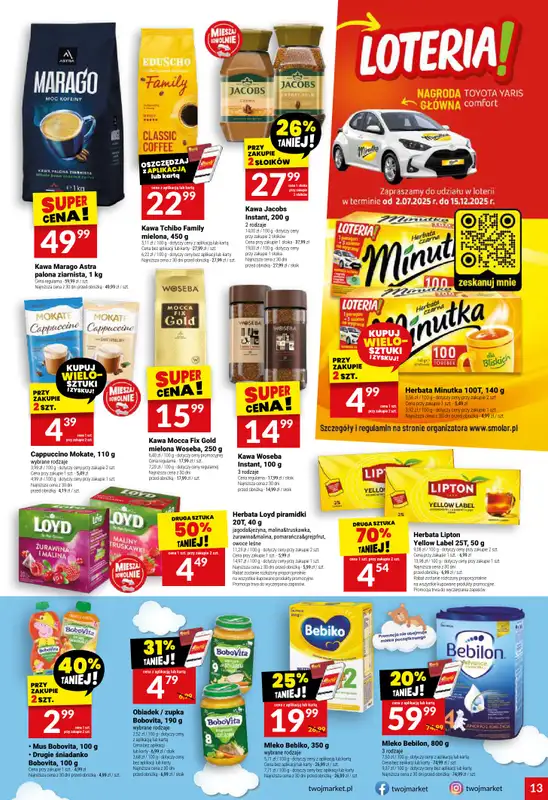 Twój Market - gazetka promocyjna Gazetka od środy 15.10 do wtorku 21.10 - strona 13