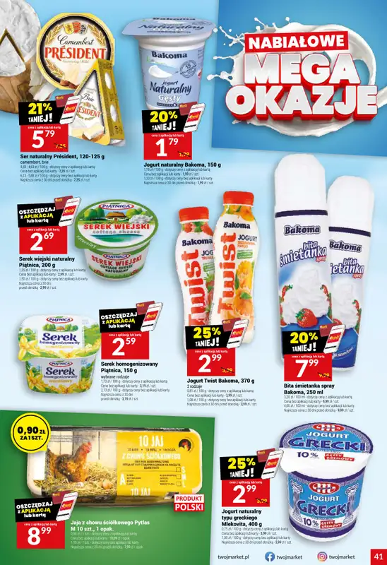 Twój Market - gazetka promocyjna Gazetka od środy 15.10 do wtorku 21.10 - strona 41