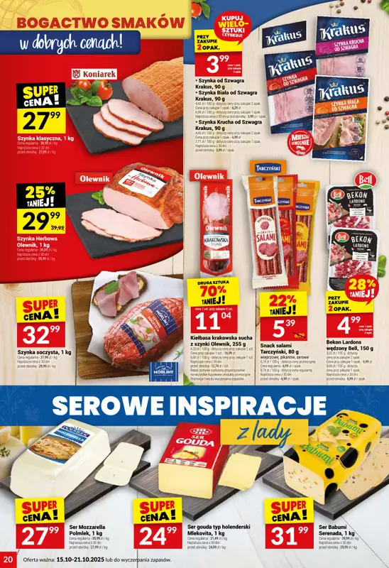 Twój Market - gazetka promocyjna Gazetka od środy 15.10 do wtorku 21.10 - strona 20